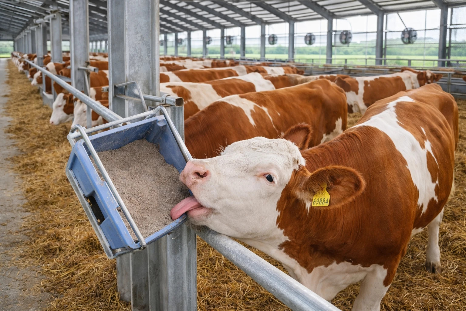 Test minerálního lizu z praxe - skot